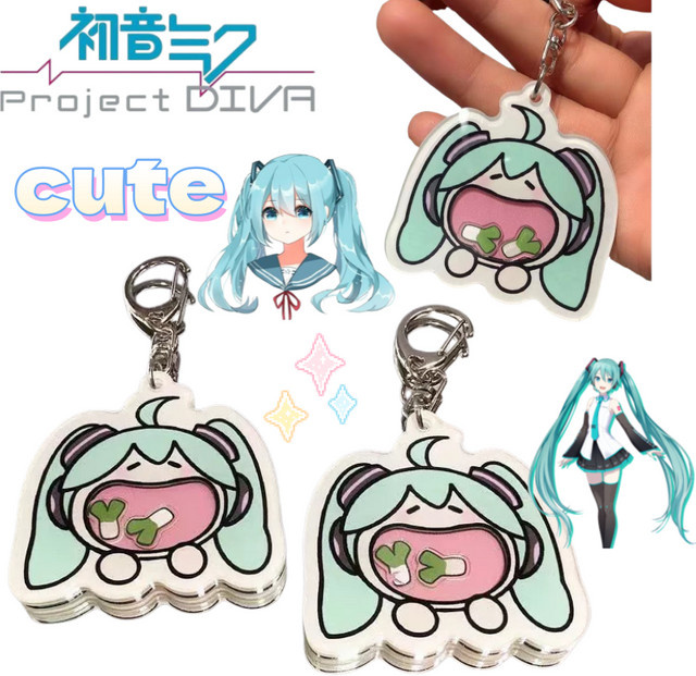 Hatsune Miku MEIKO Schlüsselanhänger - Bild 1