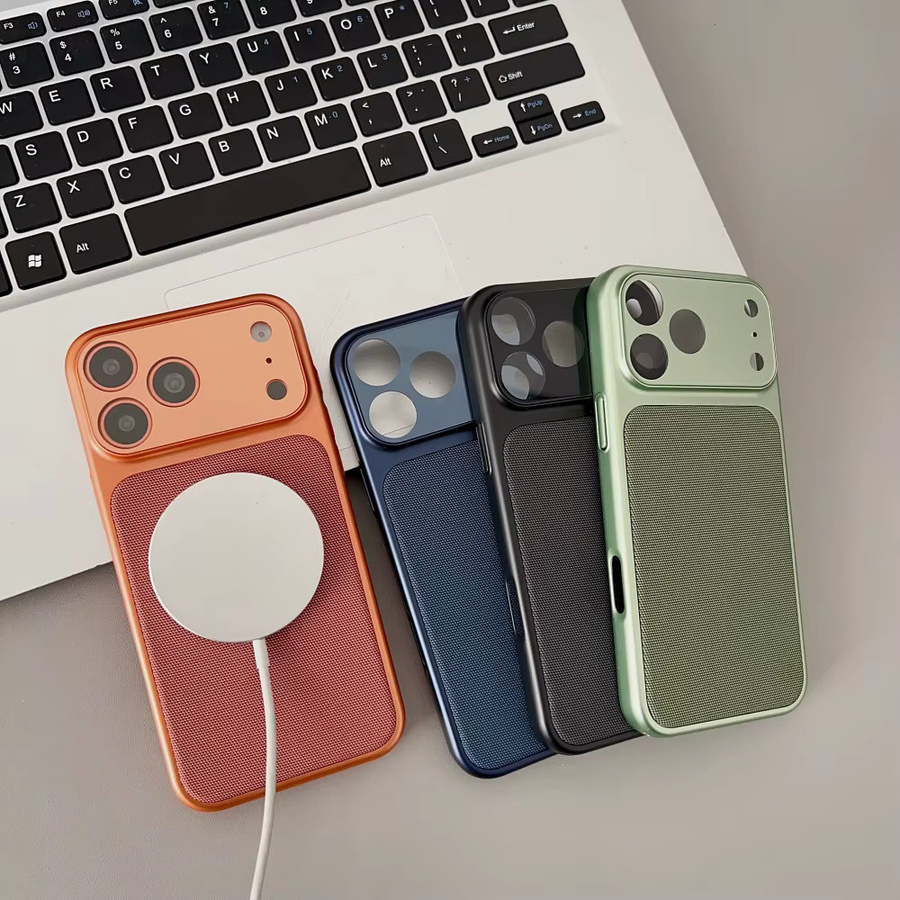 Apple MagSafe Stoffhülle für iPhone 11 bis iPhone 17 Pro Max in Orange - Bild 3