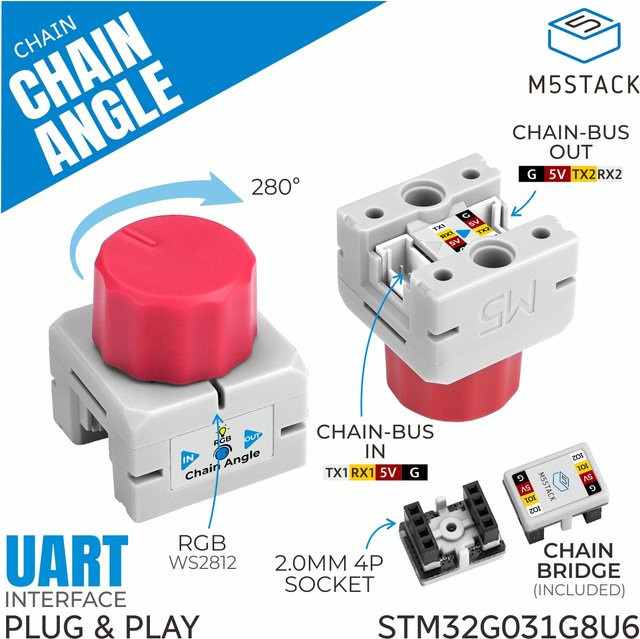 M5Stack Offizieller Kettenwinkel STM32G031 - Bild 1
