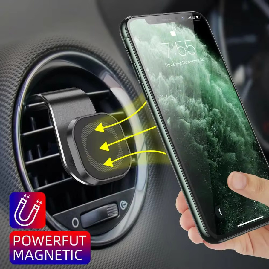 Magnetische Congdi Auto Smartphone Halterung für Lüftungsschlitze in Schwarz - Bild 3