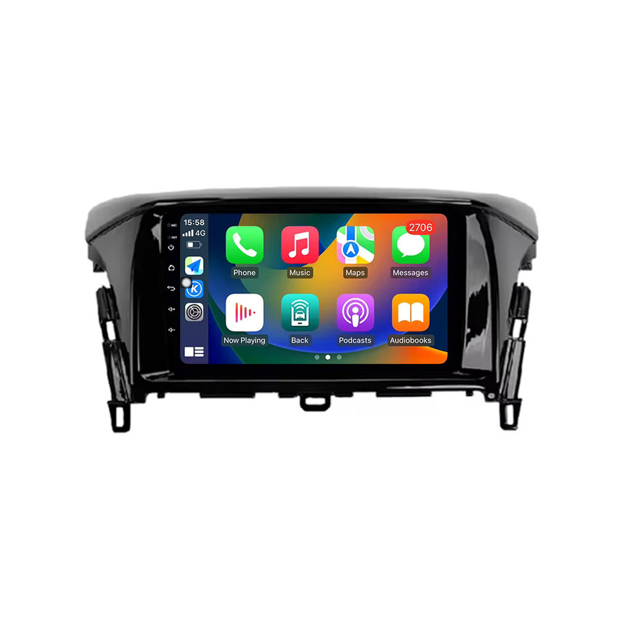 KJ-NAVI Android 15 Multimedia Player mit Bluetooth, WiFi und GPS für Mitsubishi Eclipse Cross 2018 2019, Schwarz - Bild 4