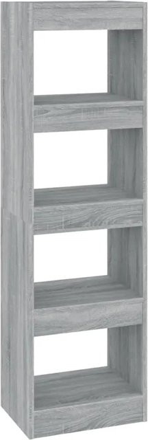 vidaXL Bücherregal und Raumteiler in Grau Sonoma, B/T/H: 40 x 30 x 135 cm - Bild 1