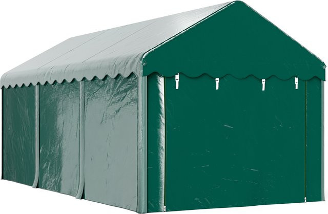 Outsunny Carport Zeltgarage für Auto, LKW oder Boot, grün, B/T: 6 x 3 m - Bild 1