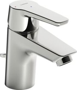Hansa Waschtisch-Einhebelmischer Hansapolo in Chrom mit Pop-up-Abfluss und Energiesparfunktion - Bild 1