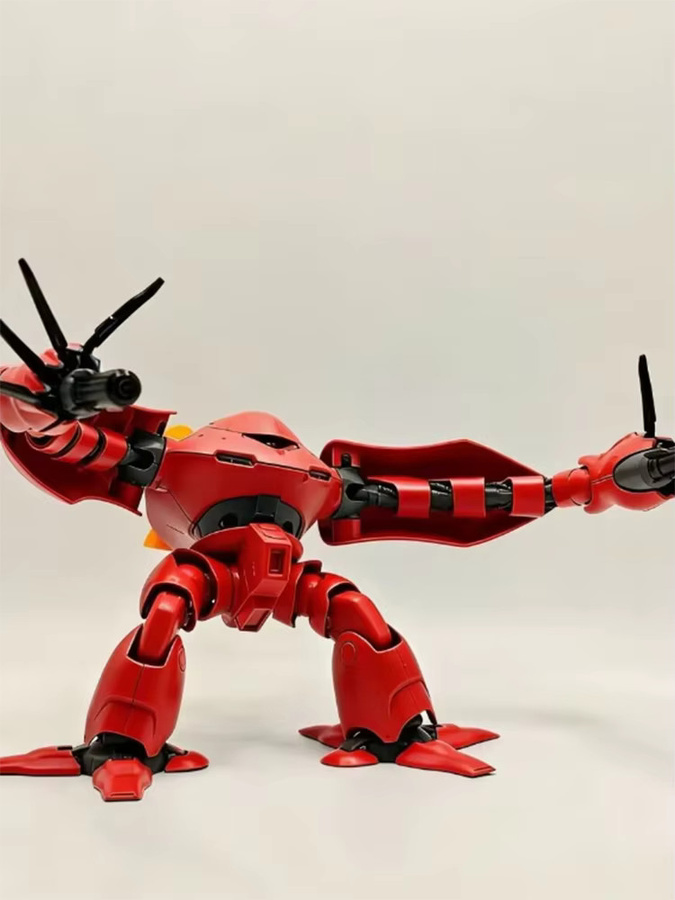 Bandai HG 1/144 MSM-03C Hygogg rot UC, Bausatz, Actionfigur, Roboter, Plastikmodell - Bild 5