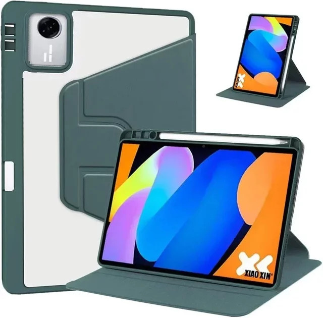 Transparente Acryl-Hülle für Lenovo Idea Tab 11 TB336FU und Xiaoxin Pad 11 2025 TB335FC mit Stifthalter und 360-Grad-Drehung - Bild 1