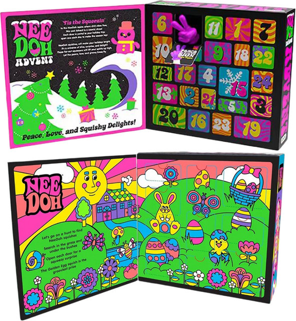 Needoo Goldenes Eiersuche-Spiel Blindbox, Fidget mit Squishy-Überraschung, ab 3 Jahren - Bild 1