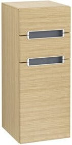 Villeroy & Boch Seitenschrank Subway 2.0 in Nord Oak mit grauen und beigen Akzenten, B: 35,6 cm, H: 85,7 cm - Bild 1