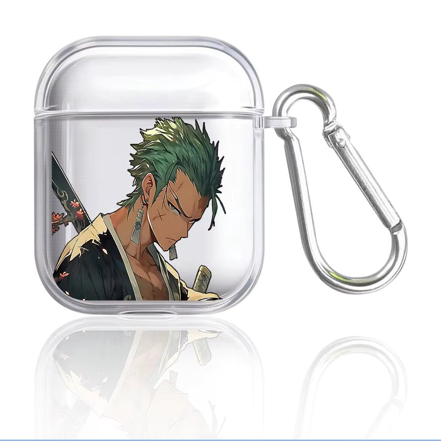 Transparente One Piece Anime Kopfhörer-Schutzhülle für AirPods Pro, Pro 2, Pro 3, AirPods 3, 2, 1 - Bild 2