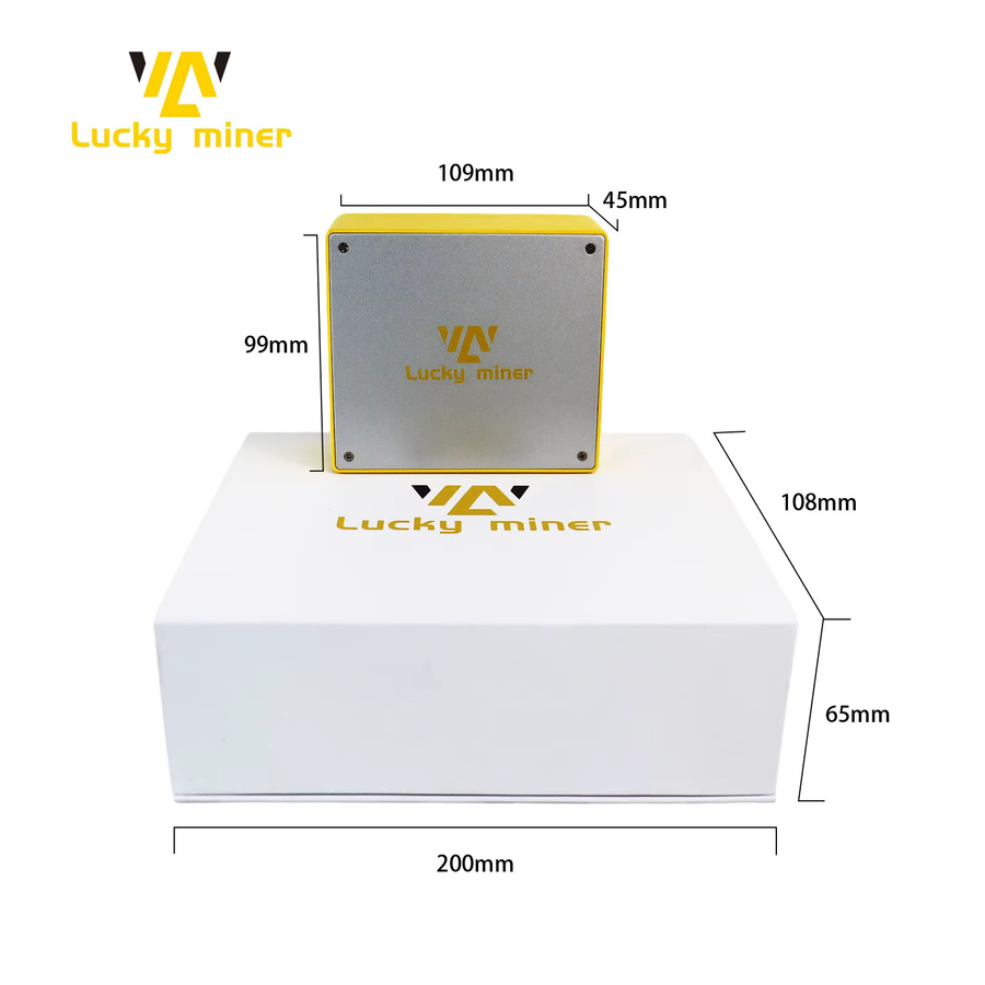 LuckyMiner LG07Pro Scrypt Crypto Miner für LTC und DOGE mit 120MH/s in Gelb - Bild 3