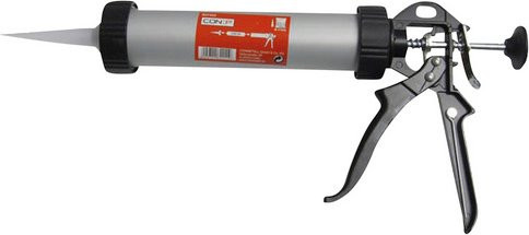 CON:P Auspresspistole in Schwarz und Silber für Kartuschen mit 310 ml Inhalt - Bild 1
