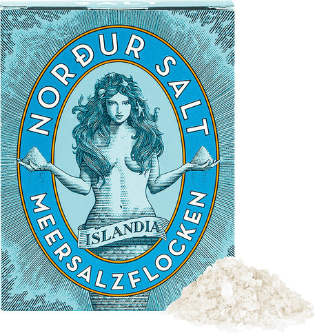 Nordur Salt Meersalzflocken Island 125 g - Bild 1