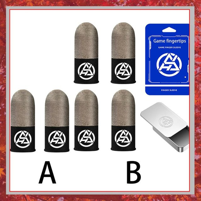 APWIKOGER Atmungsaktive Gaming-Fingerlinge für mobile Handyspiele, leuchtende und schweißfeste Touch-Handschuhe für PUBG - Bild 1