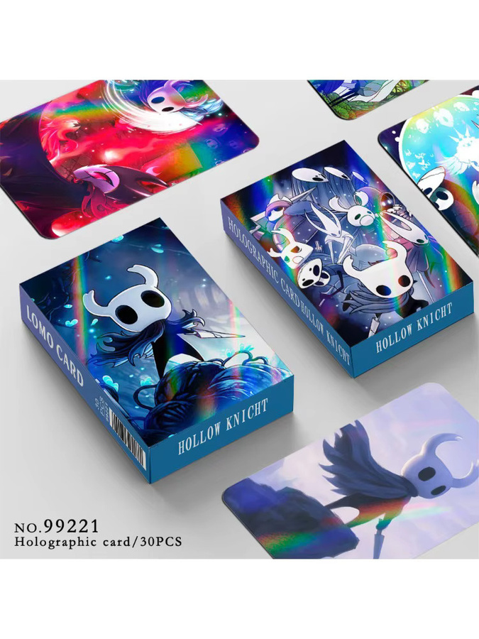 GWSVTIX Hollow Knight Laser Karten, 30-teiliges Set, Charakter Sammlung Karte - Bild 5