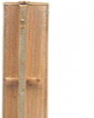 Bambuszaun Endpfosten aus Bambus Durchmesser: 8 cm, Höhe: 110 cm - Bild 1