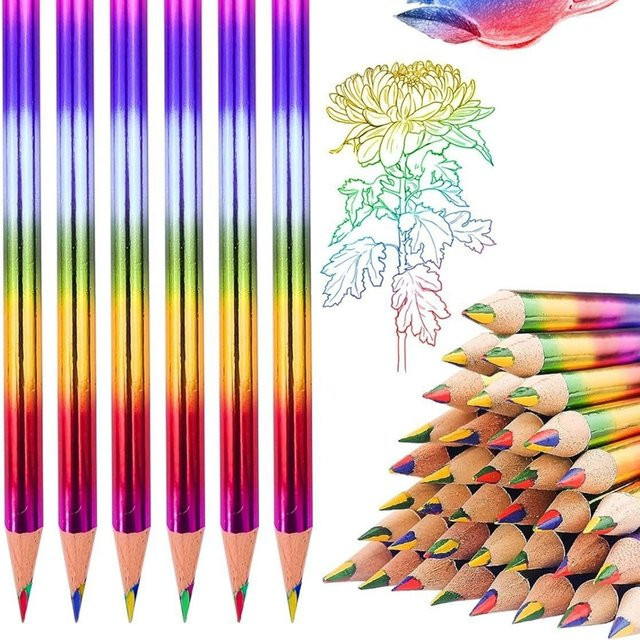 Multicolour Pigment Farbstifte für Graffiti, Skizzieren und DIY-Kunstkreationen mit Bleistiftmine - Bild 1