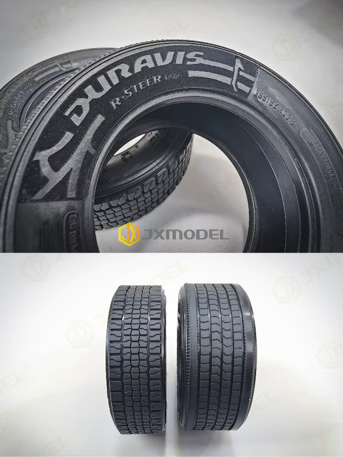 JXMODEL RC Lkw Reifen, 2-teiliges Set, Gummi, 1:14 - Bild 5
