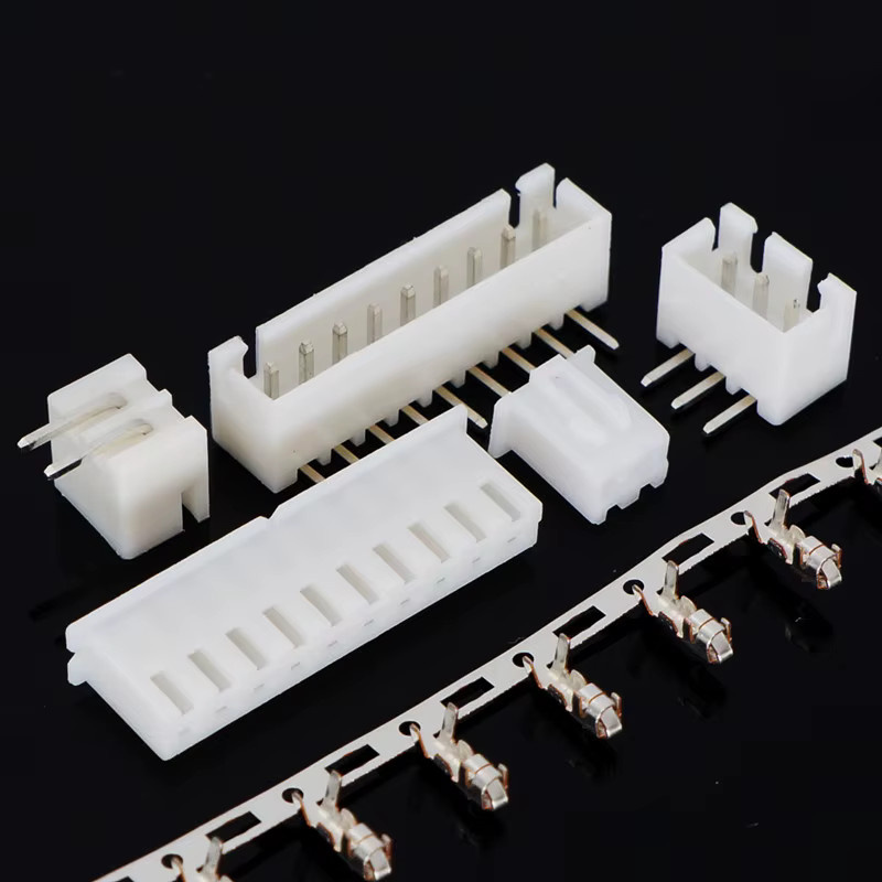 JST XH2.54 Stecker und Buchsen Set aus Kunststoff in Weiß, 10 Sets mit verschiedenen Pin-Konfigurationen - Bild 2