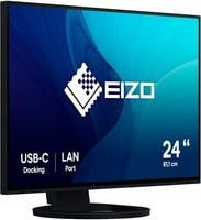 EIZO EV2495-BK LED-Monitor Schwarz, 61,2 cm (24,1 Zoll), IPS-Panel, 1920 x 1200 Pixel, 16:10, HDMI und USB-C - Bild 1