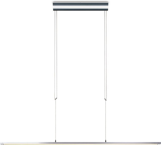 Oligo Lisgo Sky Straight LED-Pendelleuchte in Chrom mit dimmbarer warmweißer Beleuchtung (2700K) - Bild 1