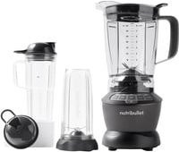 NutriBullet Combo Standmixer NBF500DG Schwarz 1200 Watt mit 1,65 l Krug und 2 Bechern inklusive Reisedeckeln BPA-frei - Bild 1