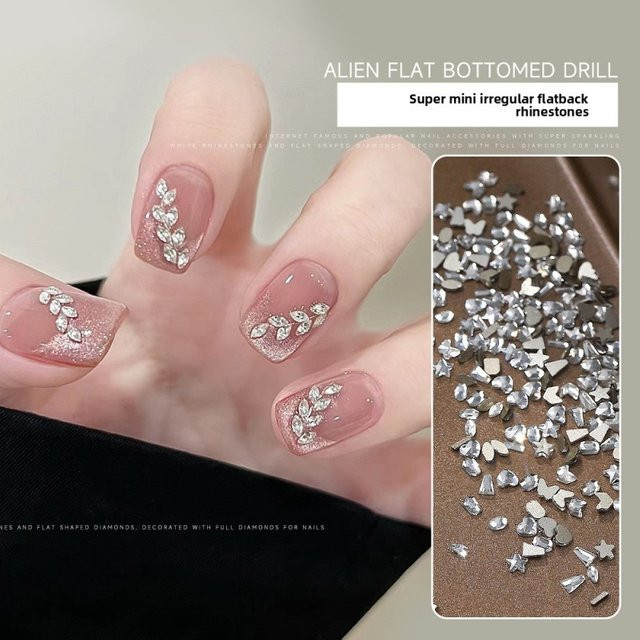 Lyle Mini Nagelrhinestones, klar, glänzend - Bild 1