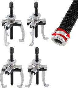 BGS Außen- und Innenabzieher 2- und 3-armig 7790 aus Edelstahl in Silber, Spannbereich: 76 - 102 mm - Bild 1