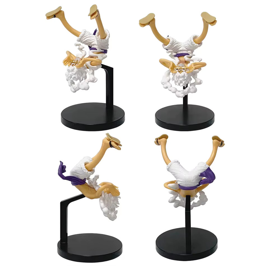 Bandai One Piece Monkey D. Luffy Gear 5 Actionfigur, 3-teiliges Set - Bild 4