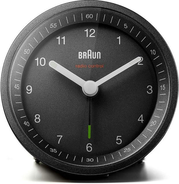 Braun BC07B-DCF Klassik Funkwecker in Schwarz - Bild 1