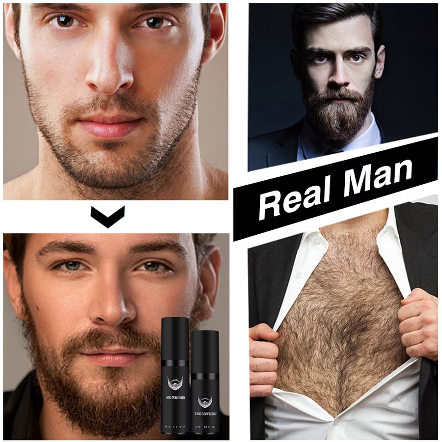 DearBeauty Bartwachstums-Serum für Herren, Gesicht und Haare - Bild 2