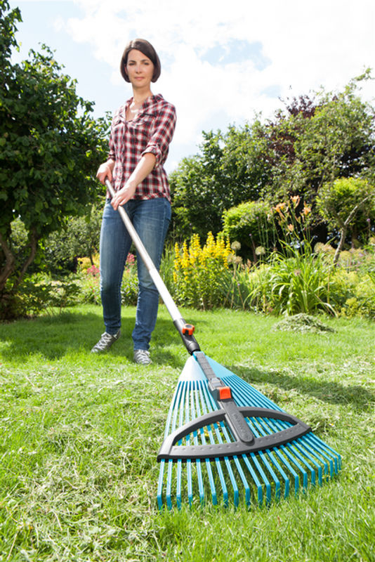 GARDENA combisystem Kunststoff-Verstellbesen, Breite: 52 cm, Farbe: türkis/schwarz - Bild 5