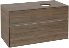 V&B Waschtischunterschrank Collaro mit LED-Beleuchtung, B/T/H: 100 x 54,8 x 50 cm - Bild 1