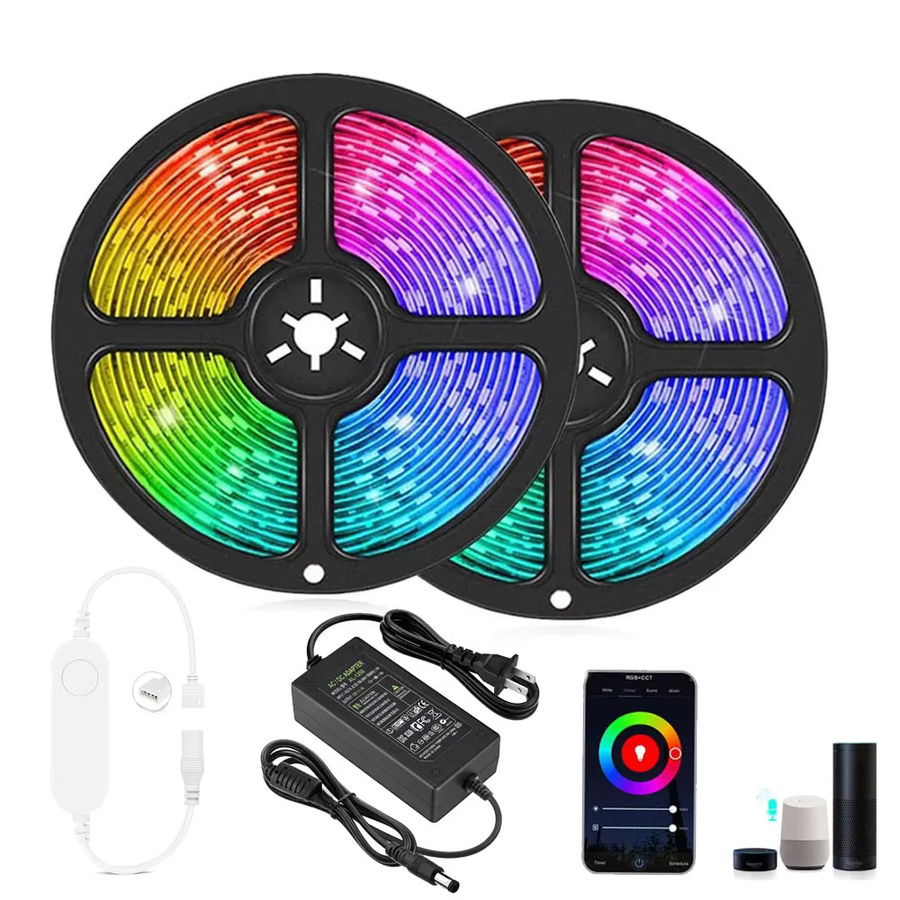 Tuya Zigbee RGB LED Streifen 12V, dimmbar, wasserdicht, Smart Life App & Alexa kompatibel - Bild 4