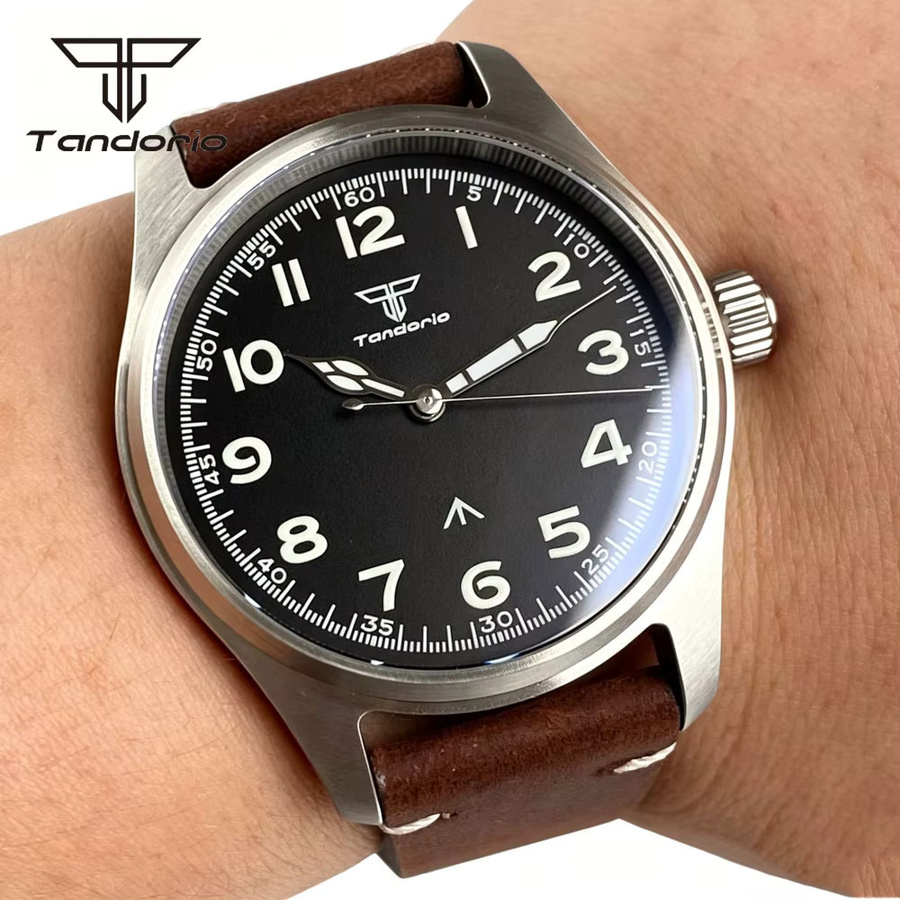 Tandorio Taucheruhr, Quarz, Edelstahl, 39 mm, Herren, Saphirglas - Bild 2