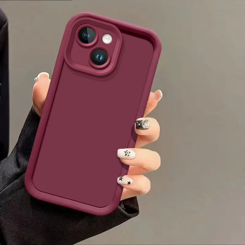 Luxus Handyhülle für Tecno Spark 40c in Rot mit Sturzschutz und mattem Candy-Finish - Bild 2