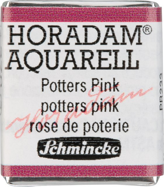 Schmincke HORADAM Aquarellfarbe Potters Pink im 1/2 Näpfchen - Bild 1