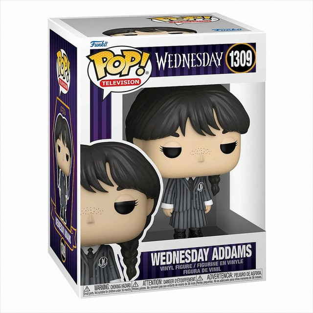 Funko Wednesday, Wednesday Addams, Einzelfigur, ab 3 Jahren - Bild 1