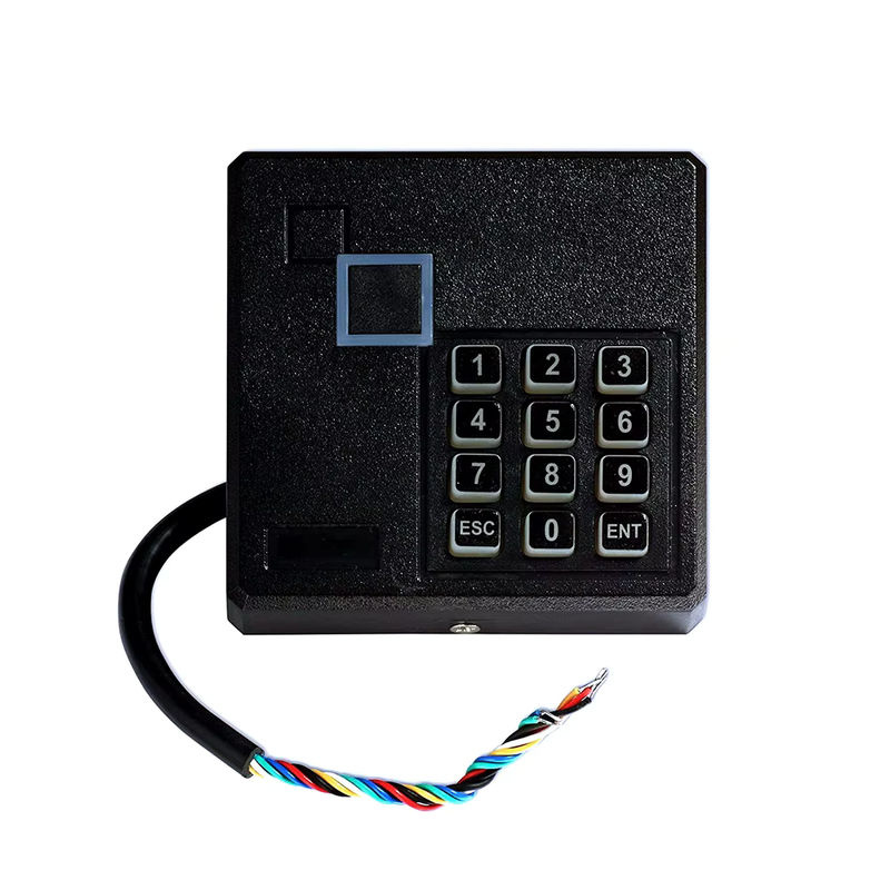 LUCKING DOOR Proximity-RFID-ID-Kartenleser mit Tastatur für die Türzugangskontrolle, 125 kHz, Wiegand 26 Bit, Farbe Schwarz - Bild 3