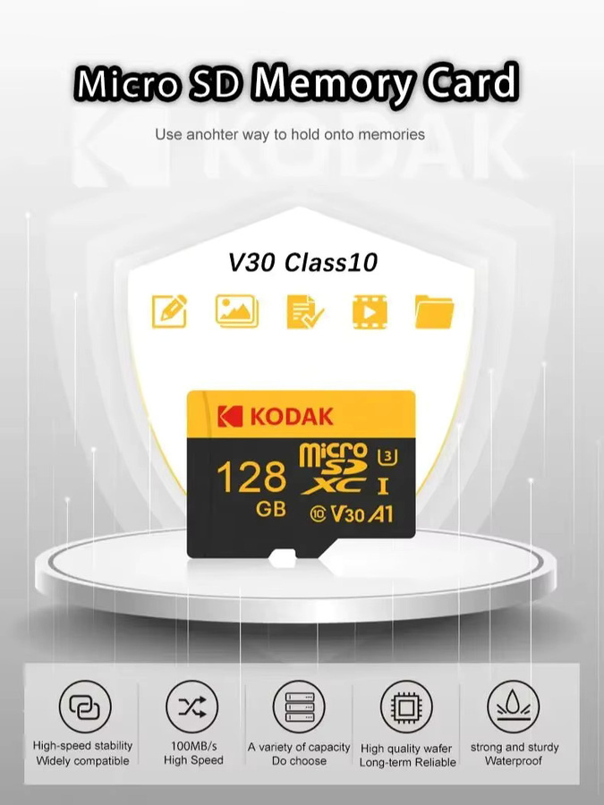 Kodak Micro SD Speicherkarte 128 GB für Kamera, Handy und PC - Bild 7