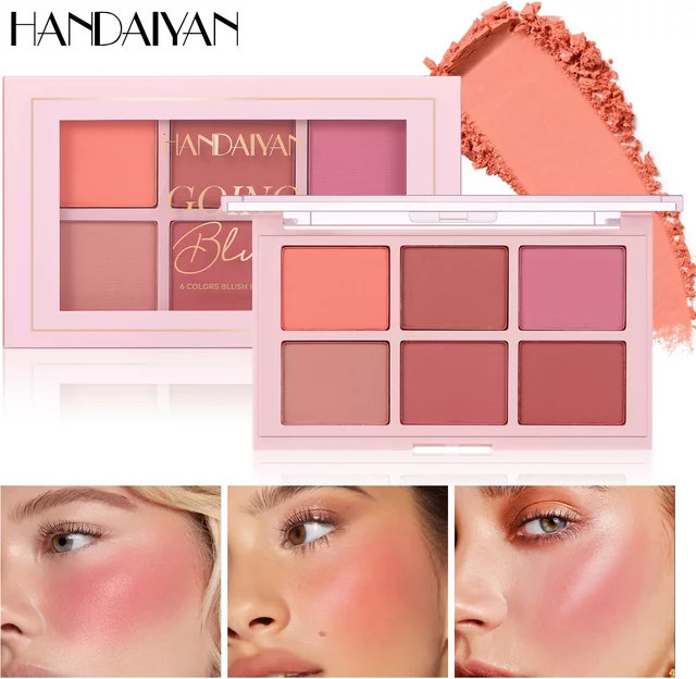 handaiyan Rouge-Make-up-Palette, Gesichtspuder, Matt - Bild 1