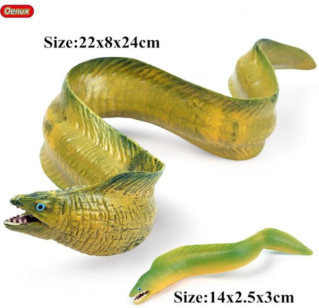 Oenux Muräne Conger Modell Meeresbewohner Actionfiguren Lernspielzeug - Bild 1