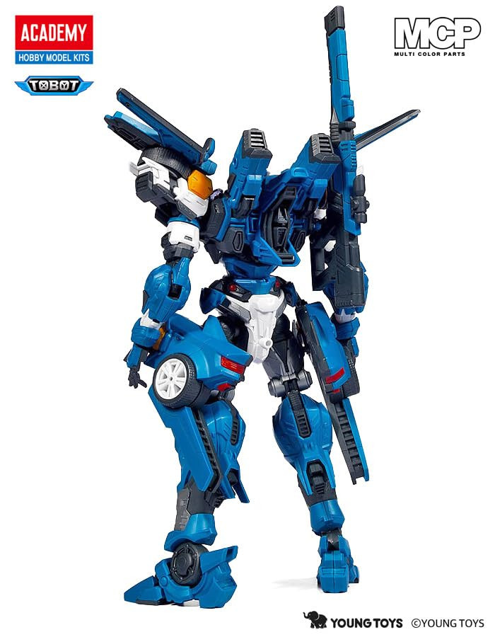 YOUNG TOYS TOBOT Y, Plastikmodellbausatz, vorgefärbt - Bild 2