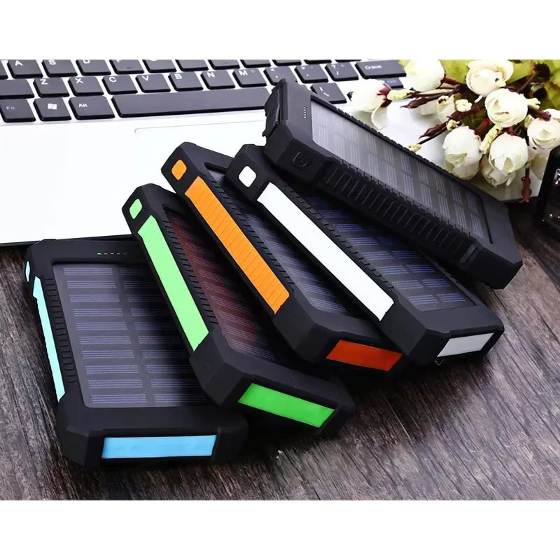 Lenovo Solar-Powerbank mit 500000 mAh Kapazität für iPhone, Samsung und Huawei in Schwarz und Gelb - Bild 3