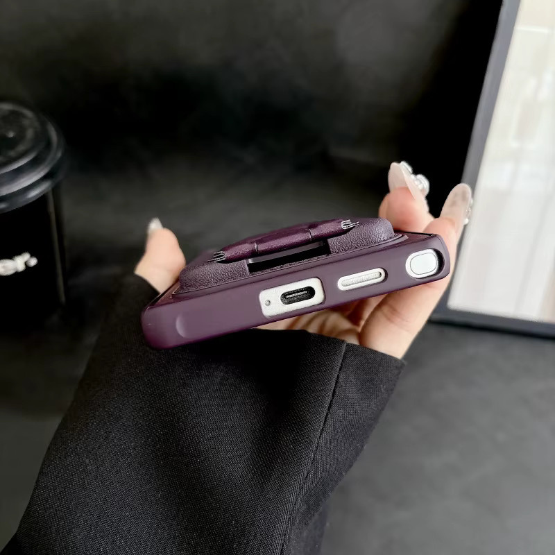Samsung Handyhülle mit Kartenfach aus mattem TPU und hartem PC in Rot für S25 S24 S23 S26 Ultra Plus FE A56 A55 A54 A36 - Bild 3