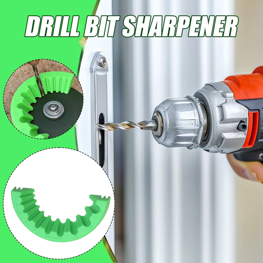 Tischschleifer Bohrer Spitzer als Schärfvorrichtung für Stahl, Hartmetall und Kobalt in Grün - Bild 4