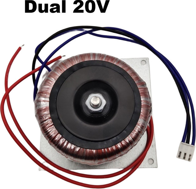 DAZZLEEX A150W Dualer Toroidaler Leistungstransformator für Audio-Netzteil-Verstärker mit geringem Magnetfeldausfall (Dual 24V / Dual 18V / Dual 20V) - Bild 1