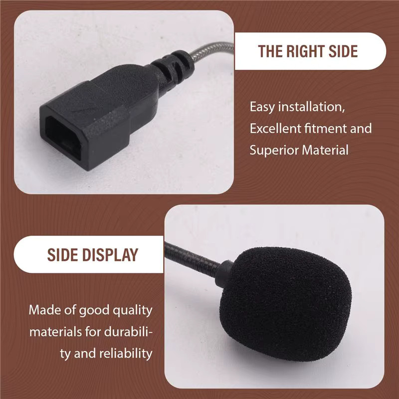 Cardo PACKTALK Edge Bluetooth Intercom Mikrofonkabel in Schwarz - Bild 3