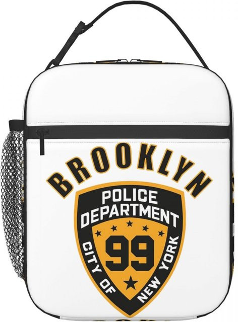 Isolierte Lunchtasche Brooklyn Nine Nine 99. Bezirk von Fancy Style Studio in Weiß, One Size - Bild 1