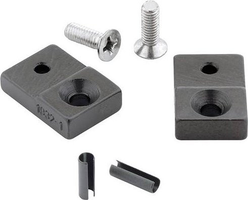 Hazet Ersatzteilsortiment 1932-1/6 in Schwarz mit Prägebacken 15 mm breit, Schrauben und Spannhülsen - Bild 1