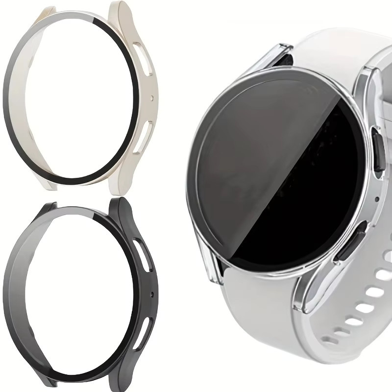 Samsung Uhrenzubehör, Hülle und Displayschutz, Schwarz, Silikon - Bild 1